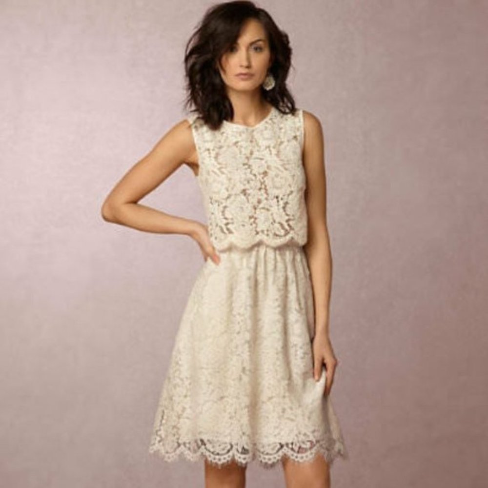 BHLDN Lydia Lace Skirt by Jenny Yoo